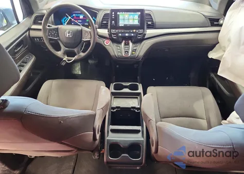 2022 Honda Odyssey Ex z USA, uszkodzony, nr VIN 5FNRL6H54NB046585